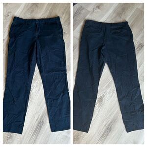 Apt 9 Premier Flex Regular Fit Navy Blue Pants Slacks Size 36x32